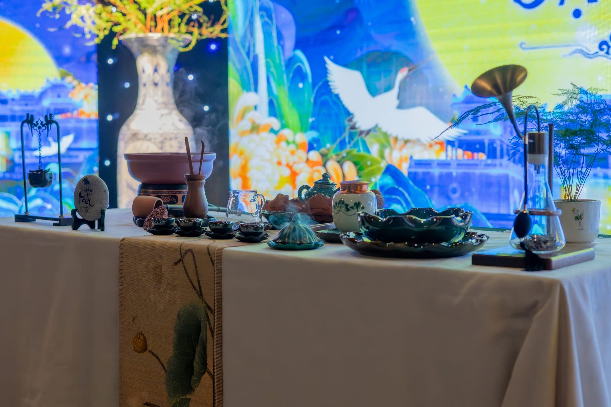 Không gian tiệc trà sự kiện Mermaid